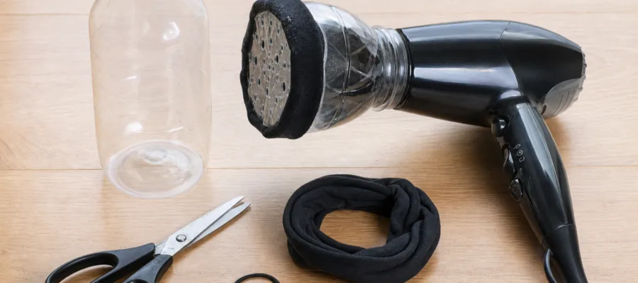 Diffusor fuer Foehn selbst basteln: Schritt-fuer-Schritt Anleitung