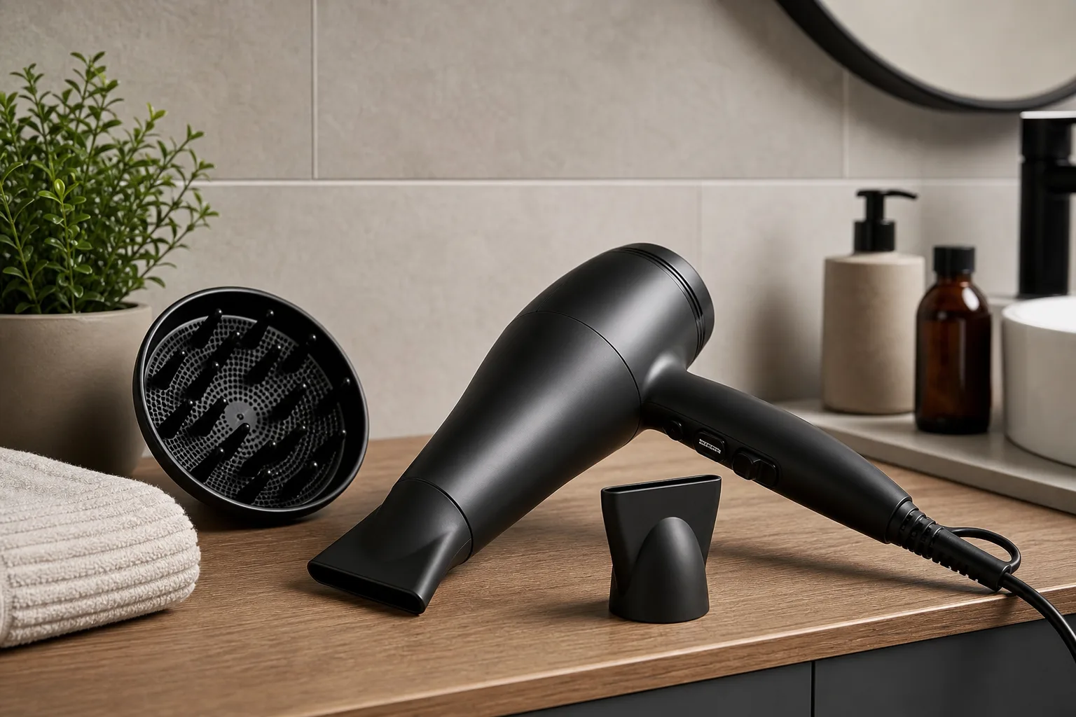 Foehn-Routine fuer strapaziertes Haar: Schonend trocknen und Styling optimieren